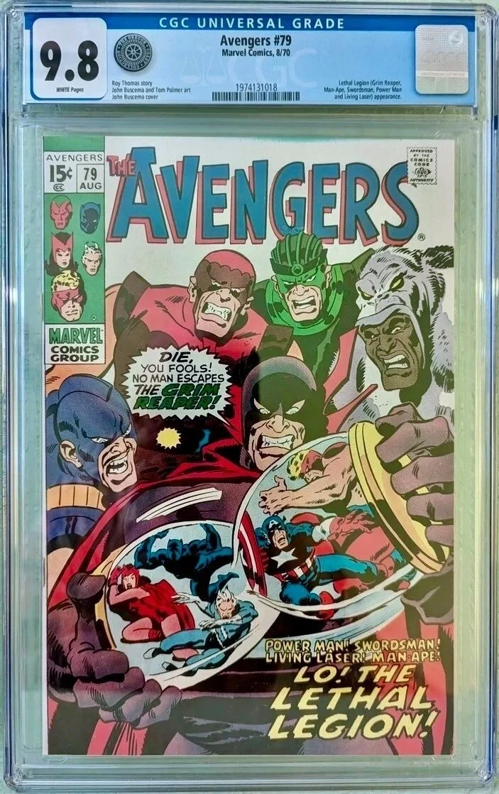 The Avengers #79 CGC 9.8 — Luxury Slabs
